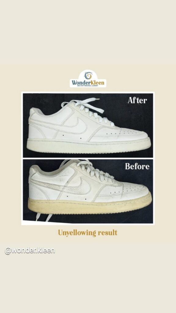 before-after shoes care